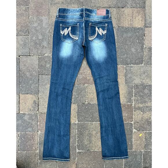 Maurices low rise dark bootcut jeans size 4x35.5 longs - Picture 2 of 5